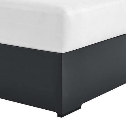 Tahoe Outdoor Patio Powder-Coated Aluminum Modular Right-Facing Chaise Lounge in Gray White by Modway (6633)