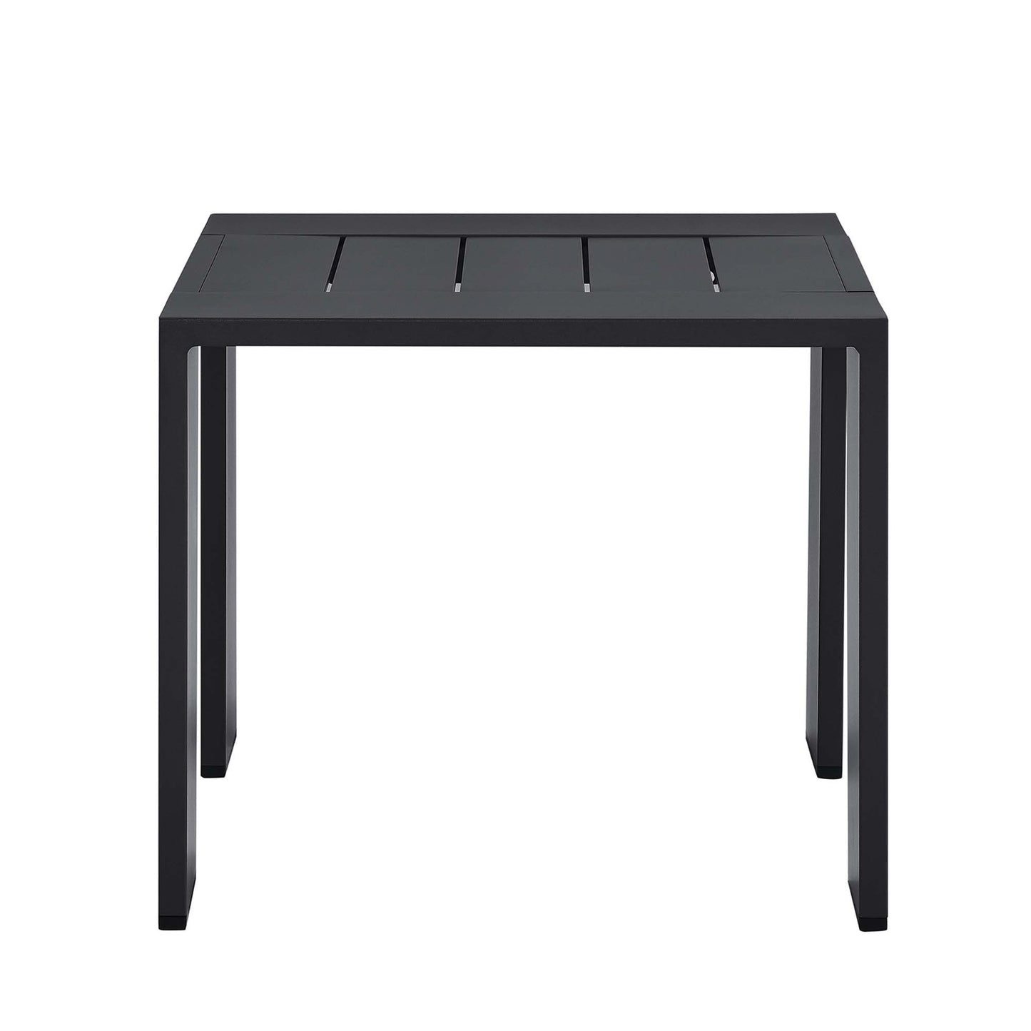 Tahoe Outdoor Patio Powder-Coated Aluminum End Table in Gray by Modway (6635)