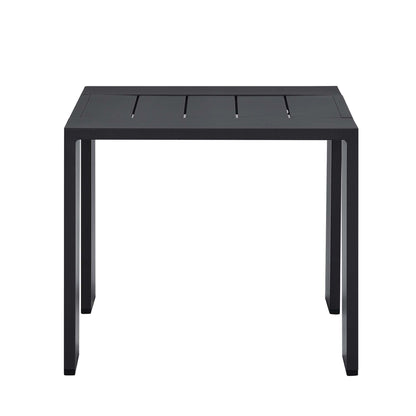 Tahoe Outdoor Patio Powder-Coated Aluminum End Table in Gray by Modway (6635)