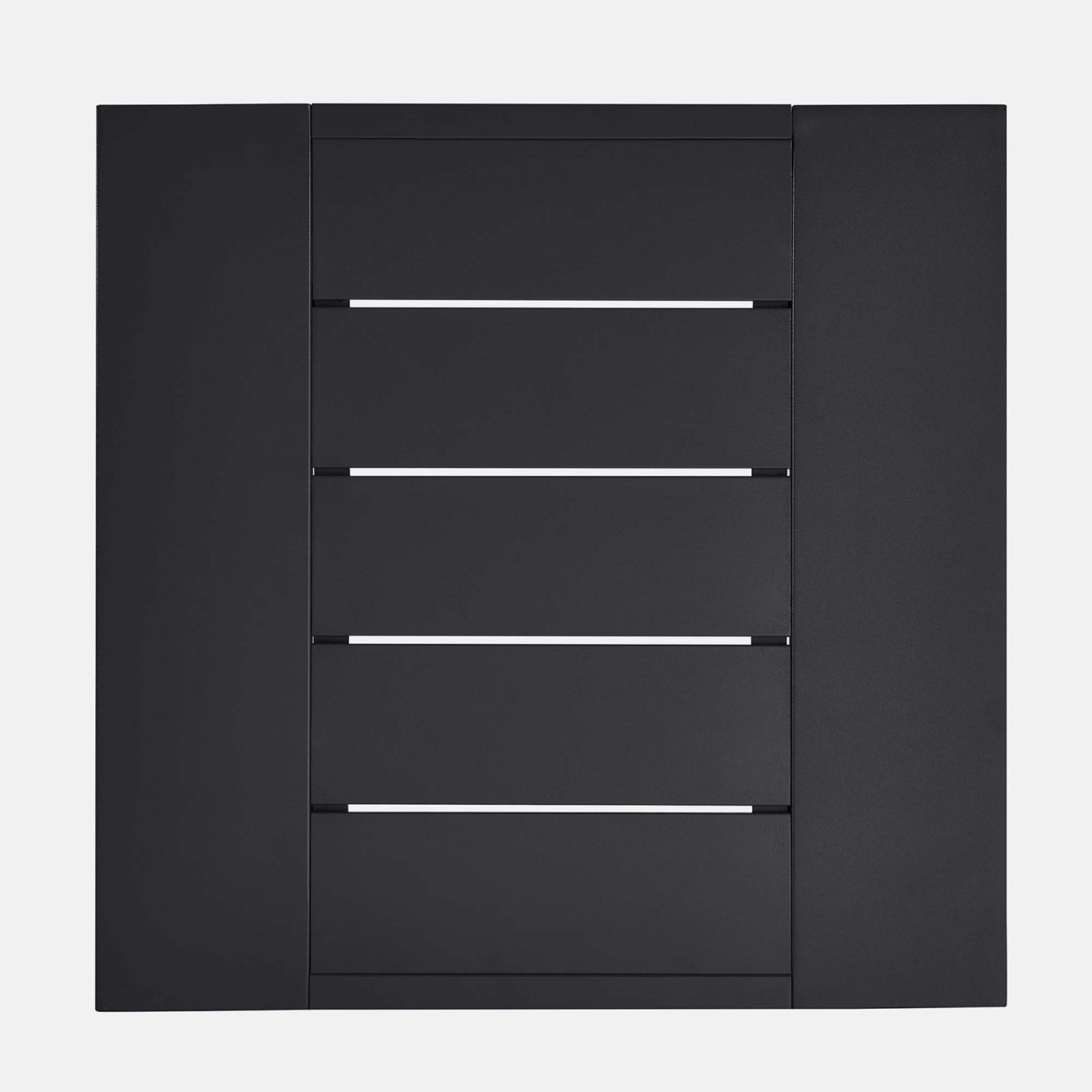 Tahoe Outdoor Patio Powder-Coated Aluminum End Table in Gray by Modway (6635)