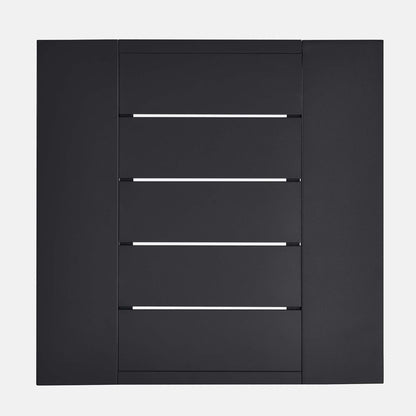 Tahoe Outdoor Patio Powder-Coated Aluminum End Table in Gray by Modway (6635)