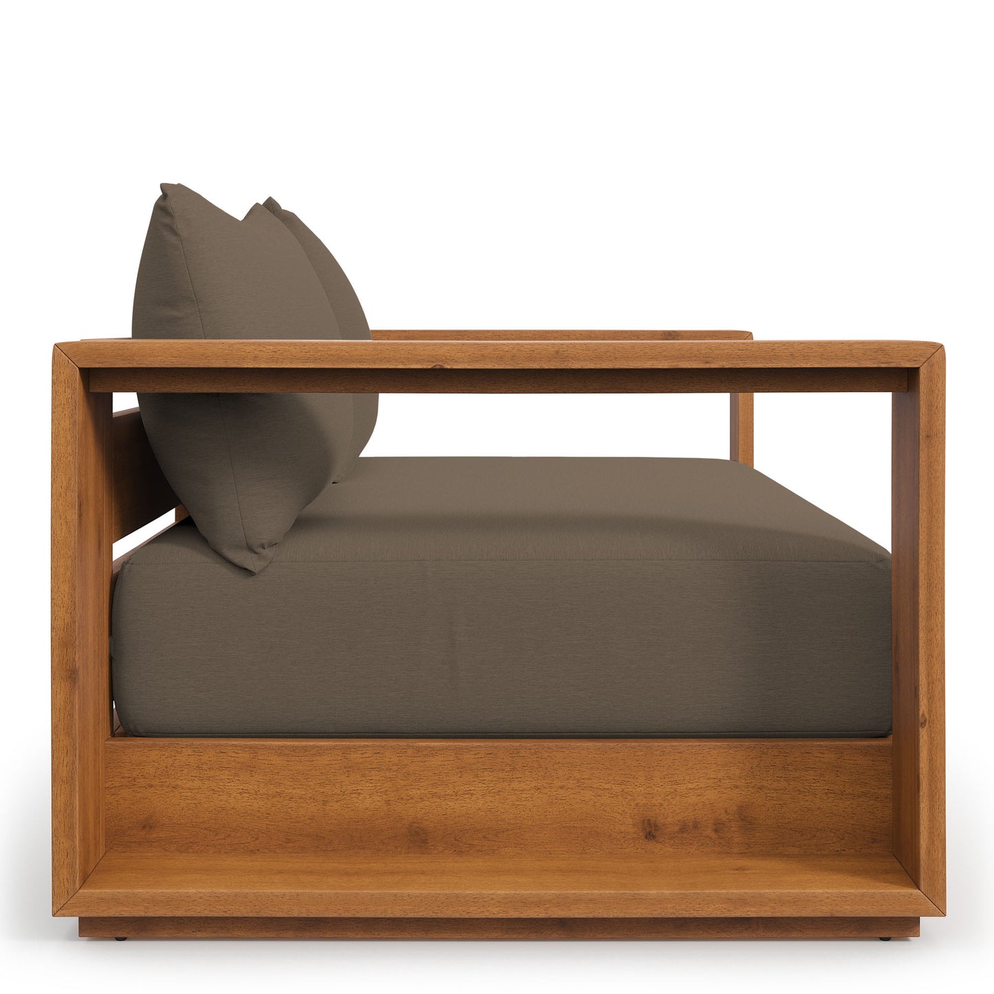 Tahoe Acacia Wood Outdoor Patio Acacia Wood Loveseat in Natural Cocoa by Modway (6783)