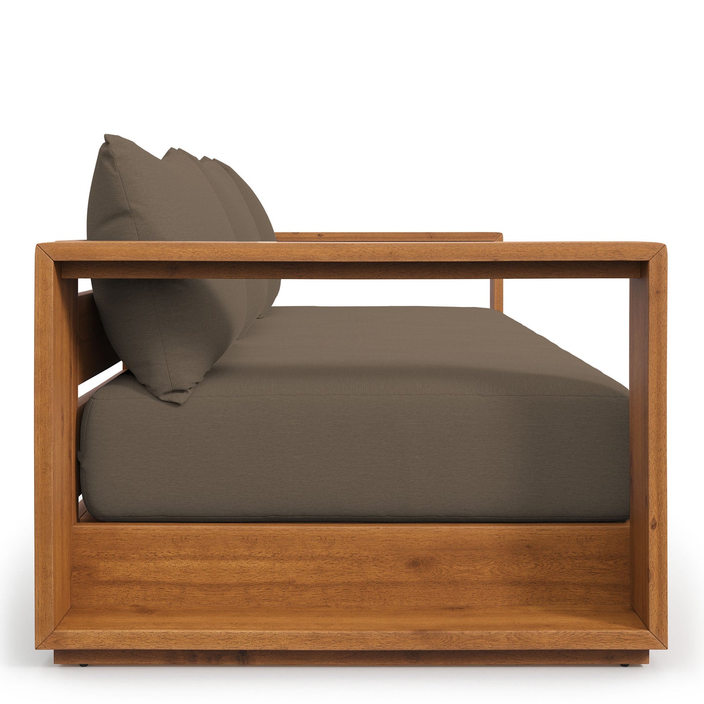 Tahoe Outdoor Patio Acacia Wood Sofa in Natural Cocoa by Modway (6784)