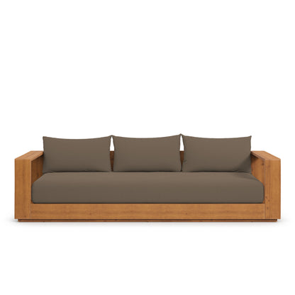 Tahoe Outdoor Patio Acacia Wood Sofa in Natural Cocoa by Modway (6784)