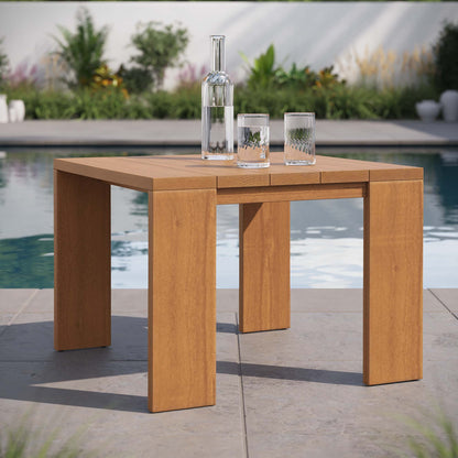 Tahoe 3-Piece Outdoor Patio Acacia Wood Furniture Set in Natural Cocoa by Modway (6798)
