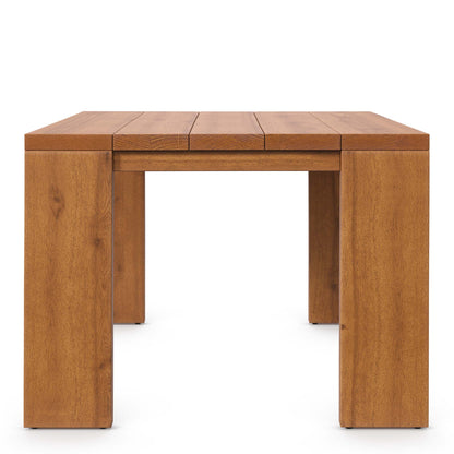 Tahoe 5-Piece Outdoor Patio Acacia Wood Furniture Set in Natural Cocoa by Modway (6801)