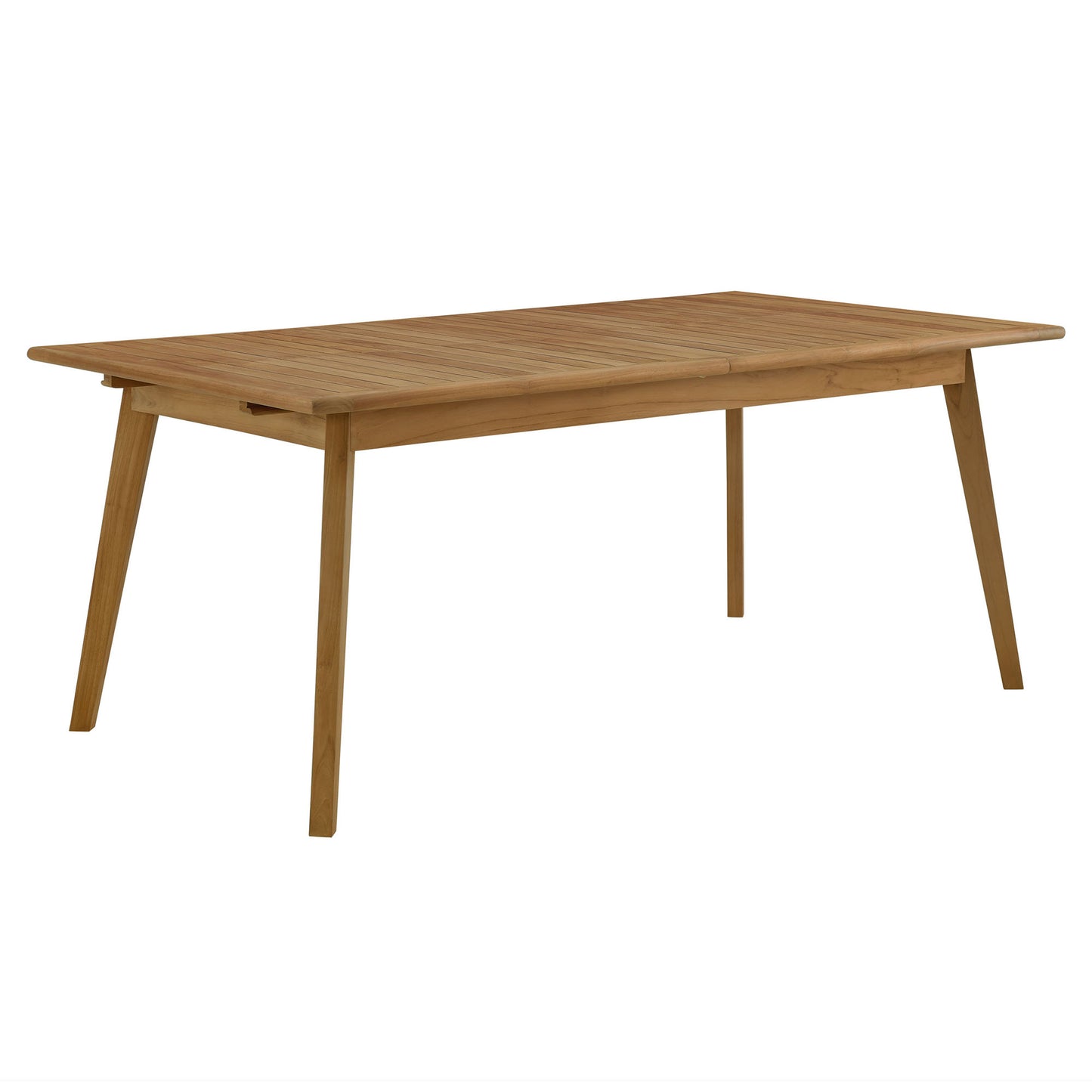 Vienna Outdoor Patio Teak Wood Extendable Dining Table in Natural by Modway (6813)