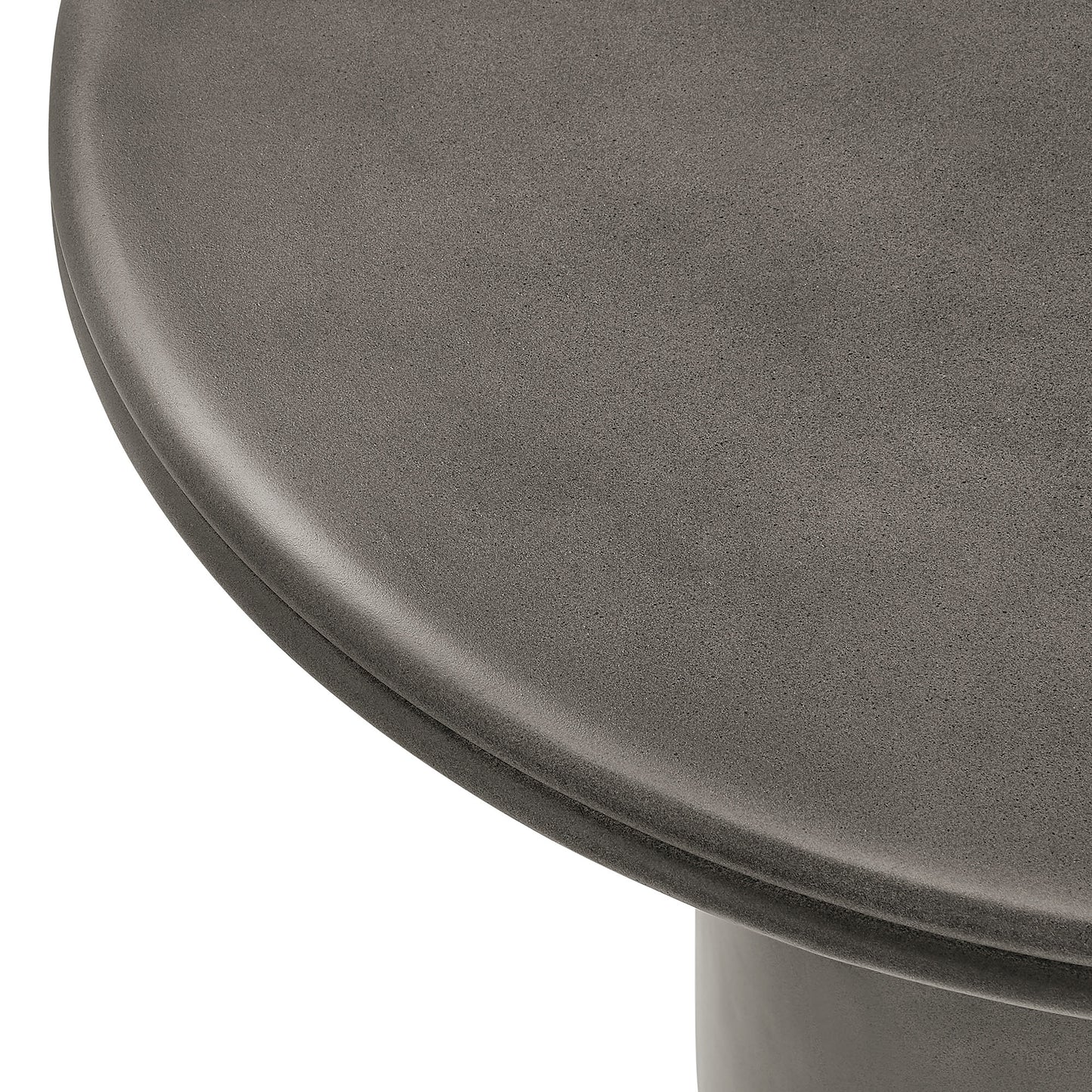 Brion 48" Indoor - Outdoor Patio Concrete Round Dining Table in Gray by Modway (7087)