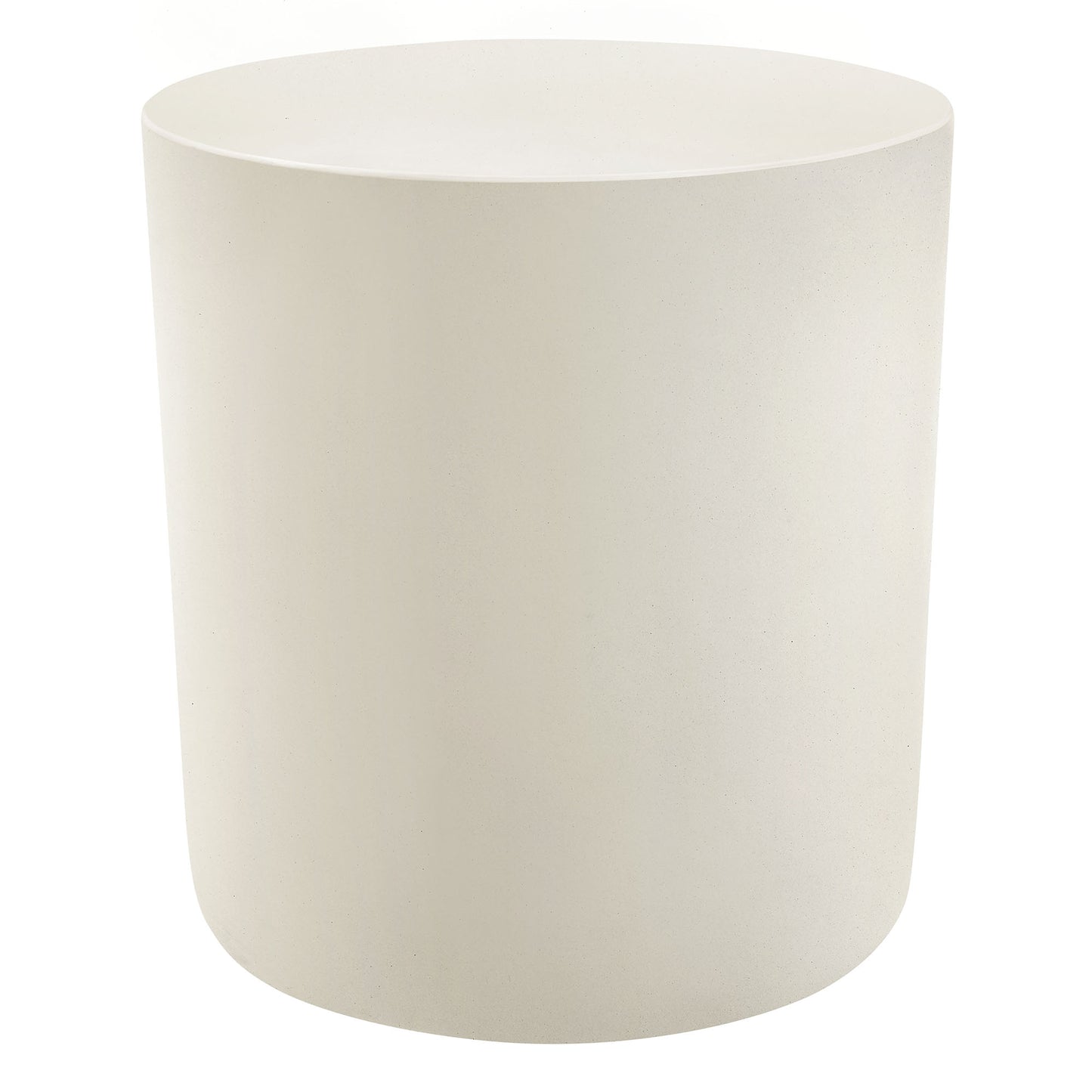 Brion Indoor - Outdoor Patio Concrete Stool in White by Modway (7088)