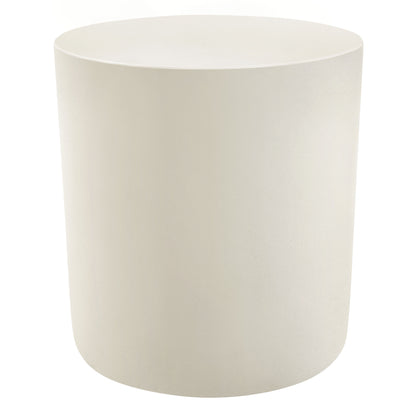 Brion Indoor - Outdoor Patio Concrete Stool in White by Modway (7088)