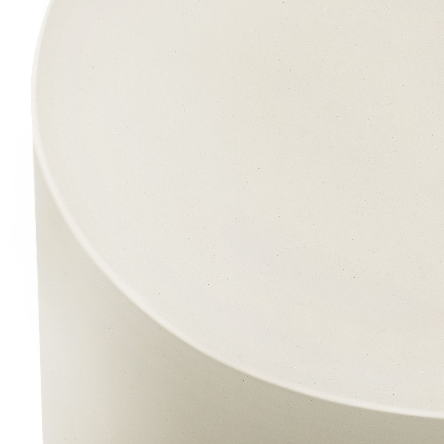 Brion Indoor - Outdoor Patio Concrete 5 Piece Dining Table Set in White by Modway (7172)