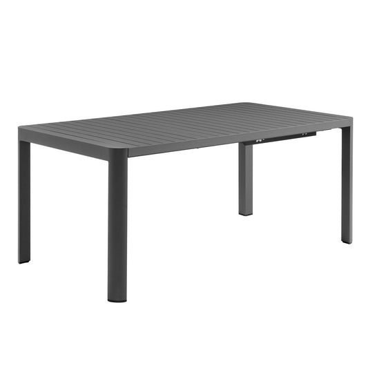 Tahoe Outdoor Patio Aluminum Extendable Dining Table in Gray by Modway (7236)