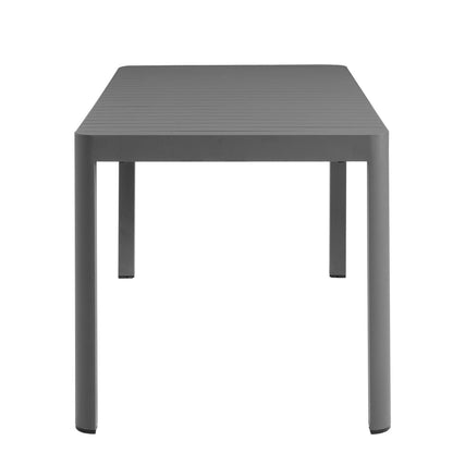 Tahoe Outdoor Patio Aluminum Extendable Dining Table in Gray by Modway (7236)