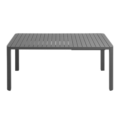 Tahoe Outdoor Patio Aluminum Extendable Dining Table in Gray by Modway (7236)