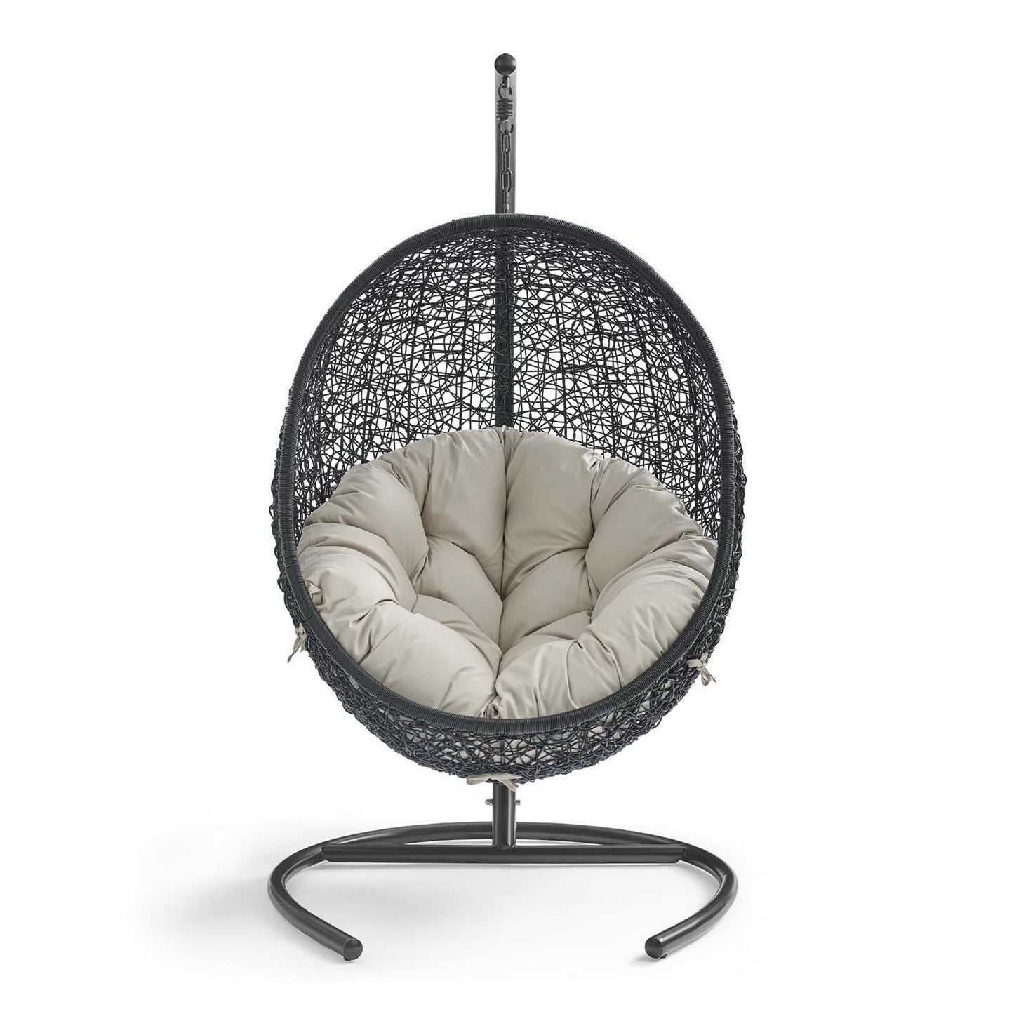 Encase Swing Outdoor Patio Lounge Chair in Beige by Modway (739)