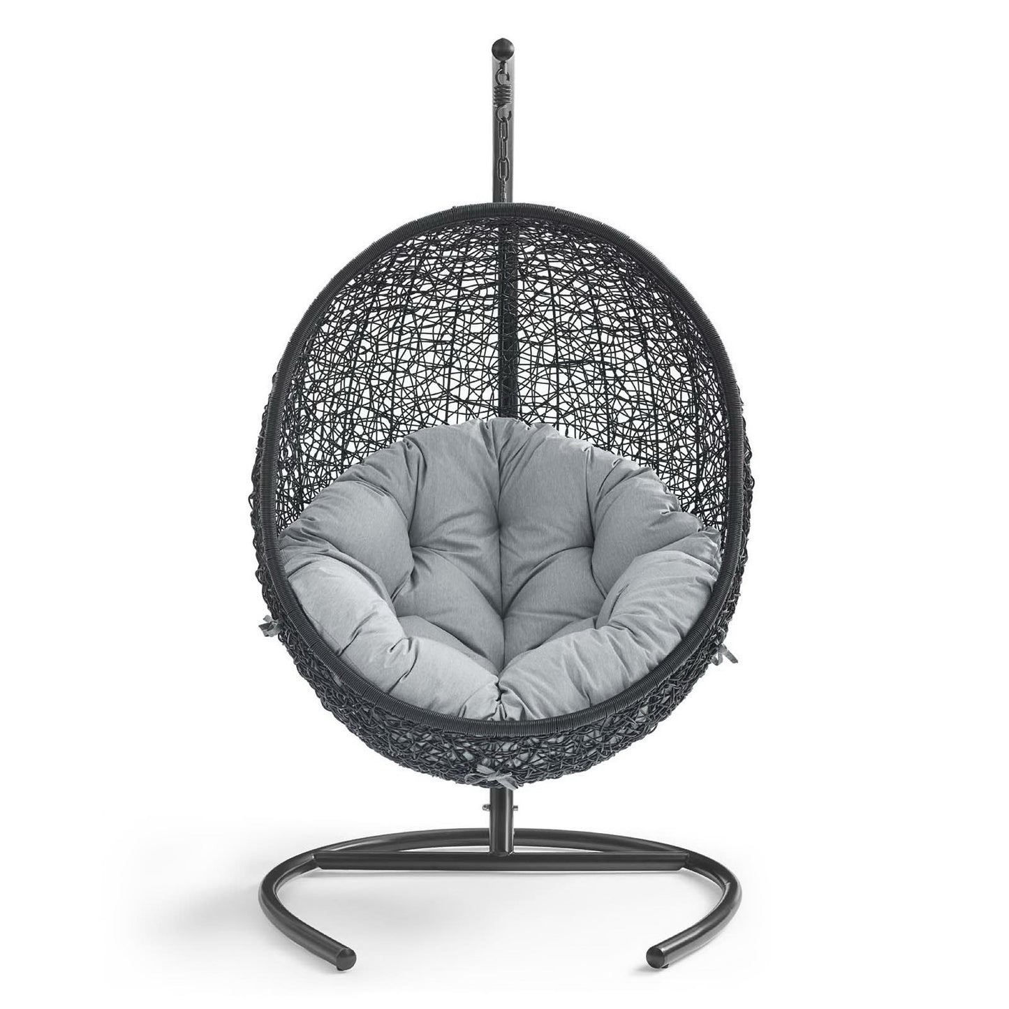 Encase Swing Outdoor Patio Lounge Chair in Gray by Modway (739)