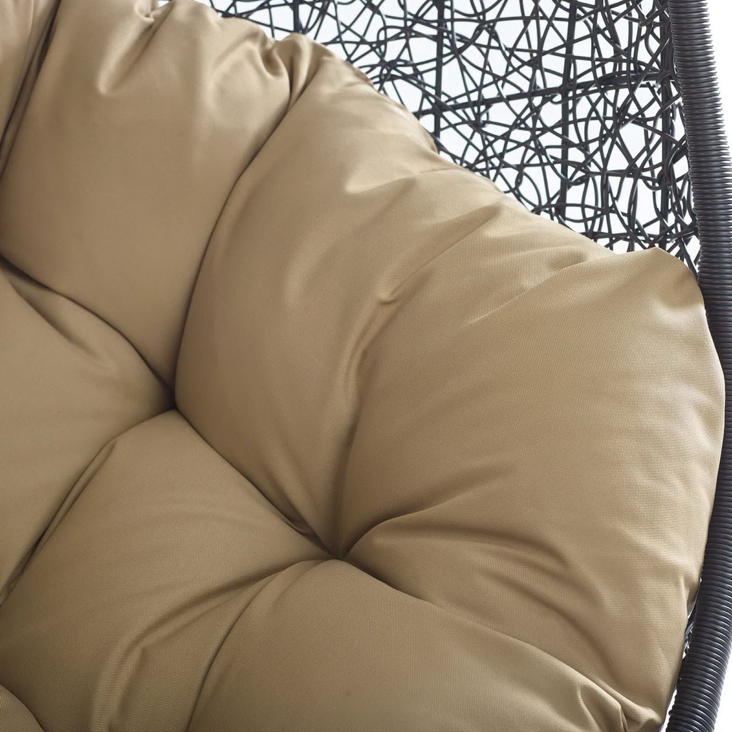 Encase Swing Outdoor Patio Lounge Chair in Mocha by Modway (739)