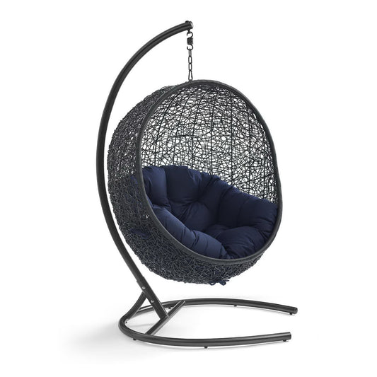 Encase Swing Outdoor Patio Lounge Chair in Navy by Modway (739)