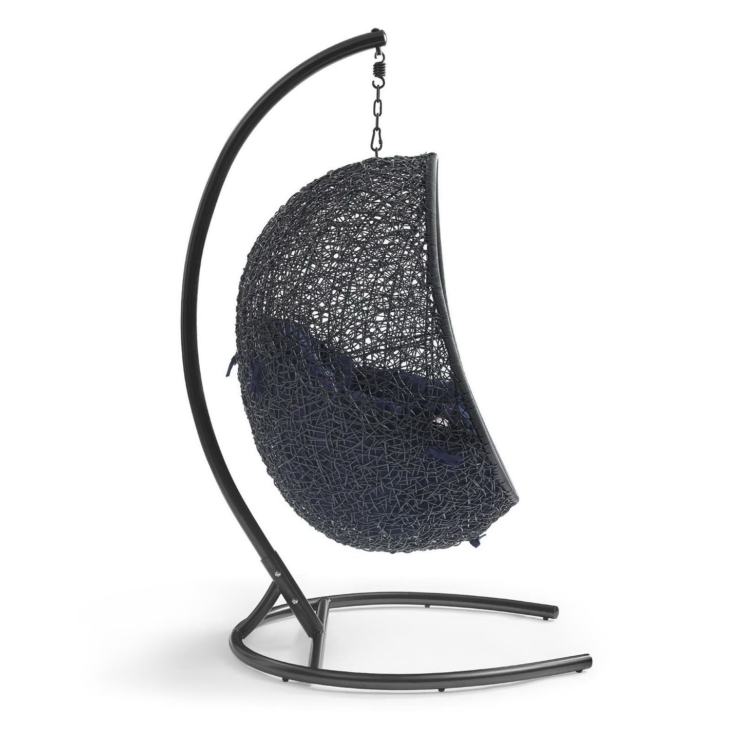 Encase Swing Outdoor Patio Lounge Chair in Navy by Modway (739)