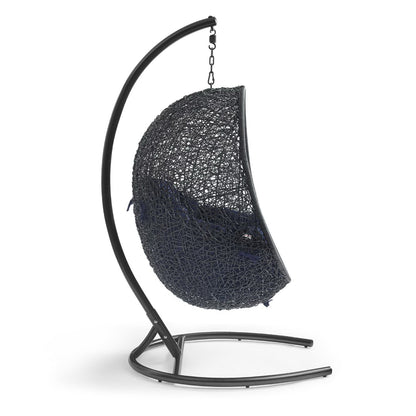 Encase Swing Outdoor Patio Lounge Chair in Navy by Modway (739)