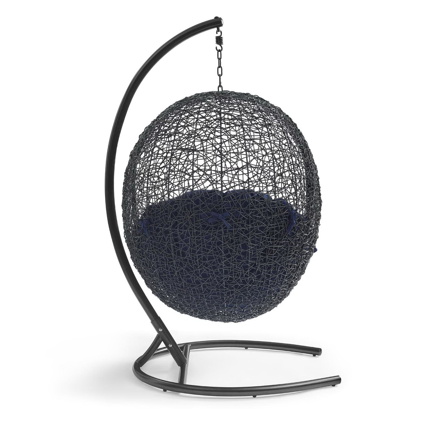 Encase Swing Outdoor Patio Lounge Chair in Navy by Modway (739)