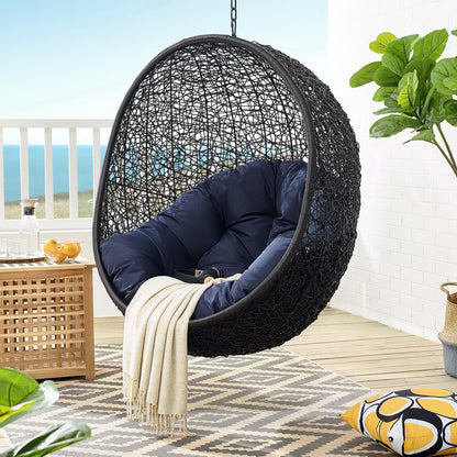 Encase Swing Outdoor Patio Lounge Chair in Navy by Modway (739)