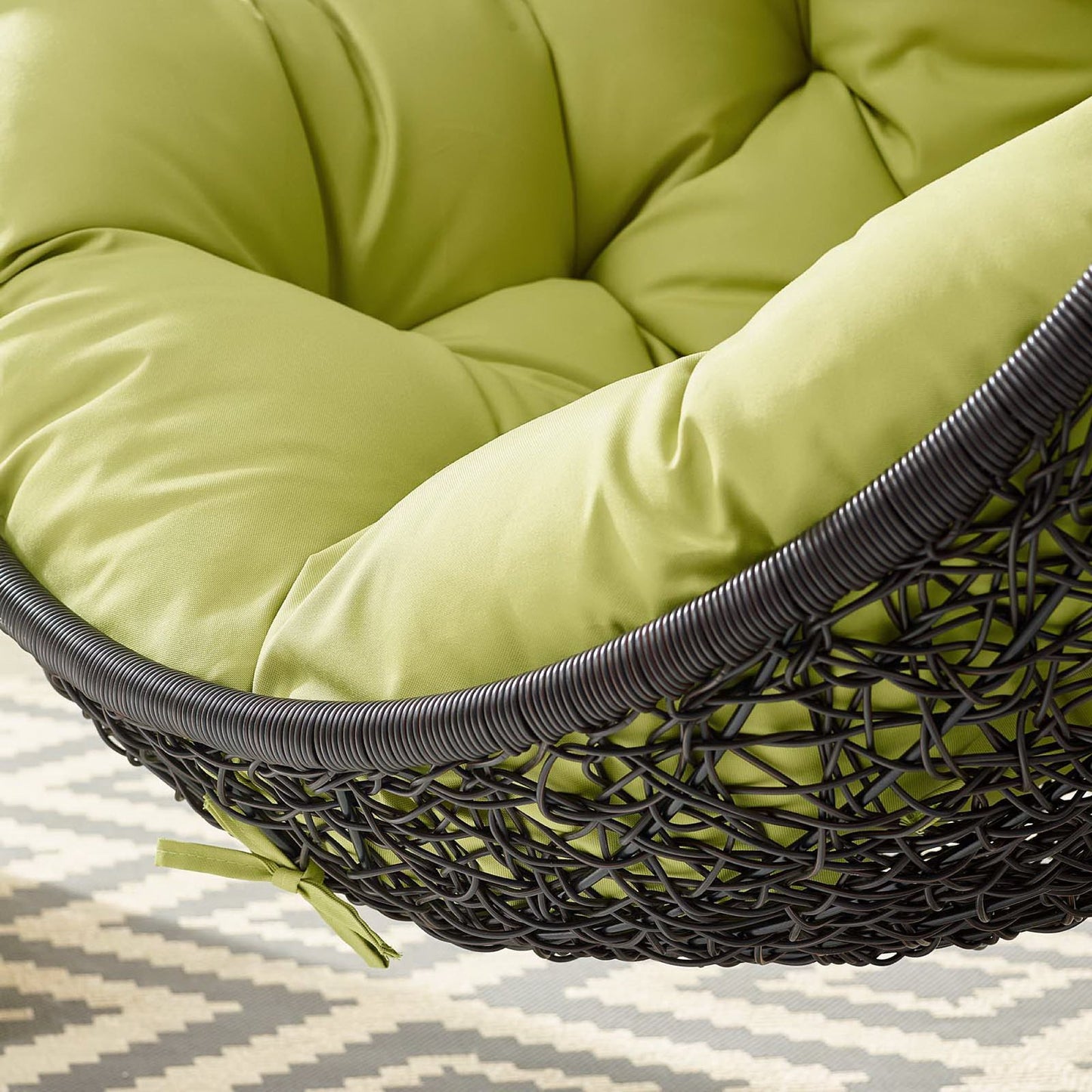 Encase Swing Outdoor Patio Lounge Chair in Peridot by Modway (739)