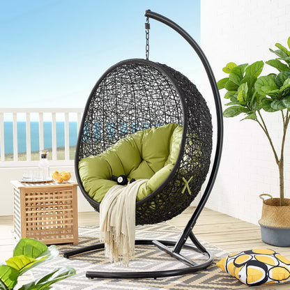Encase Swing Outdoor Patio Lounge Chair in Peridot by Modway (739)