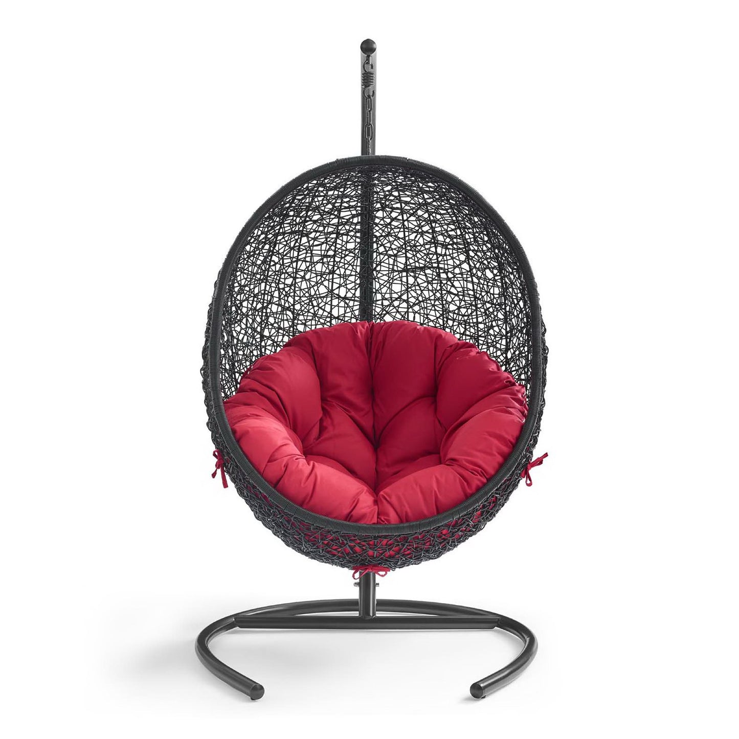 Encase Swing Outdoor Patio Lounge Chair in Red by Modway (739)