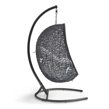Encase Swing Outdoor Patio Lounge Chair in White by Modway (739)
