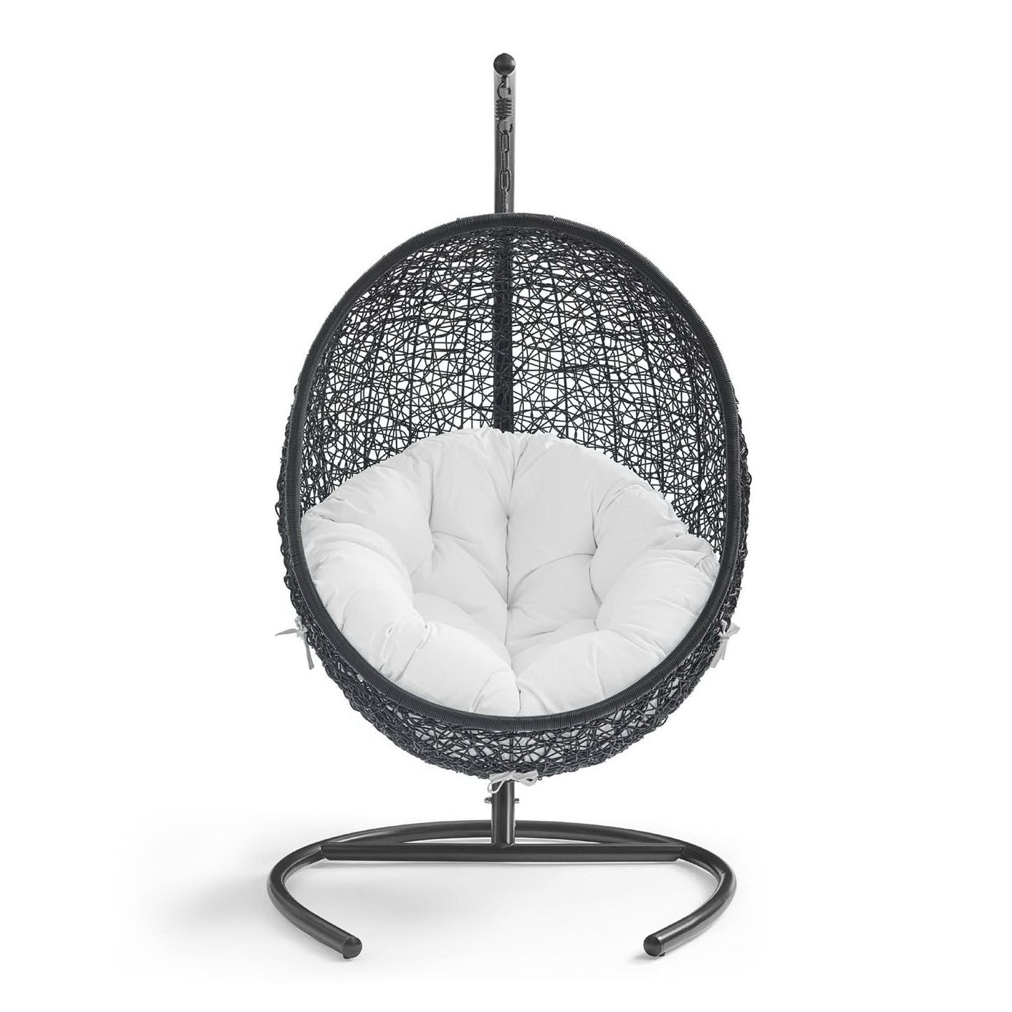 Encase Swing Outdoor Patio Lounge Chair in White by Modway (739)