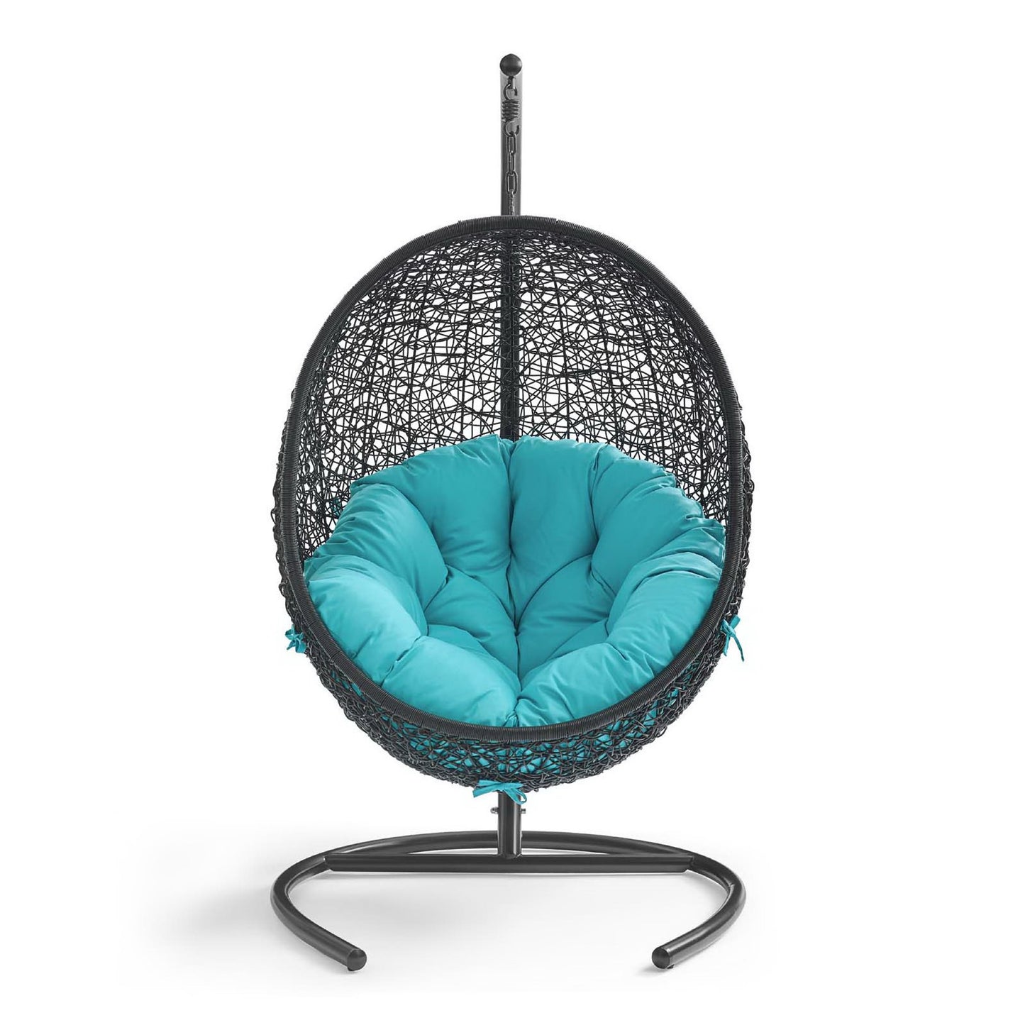 Encase Swing Outdoor Patio Lounge Chair in Turquoise by Modway (739)