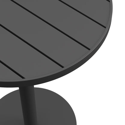 Tahoe 31 Inch Round Outdoor Patio Aluminum Bar Table in Gray by Modway (7594)