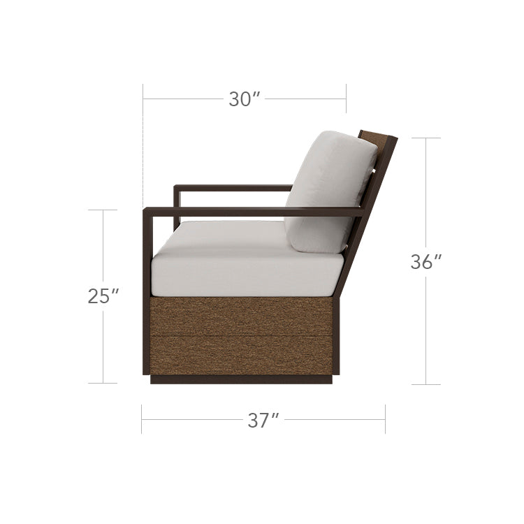 Eclipse Loveseat - Highback by DecoScape (7010-102HB)