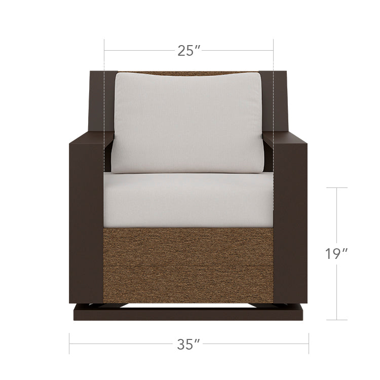 Eclipse Swivel Club Chair - Highback by DecoScape (7010-106HB)