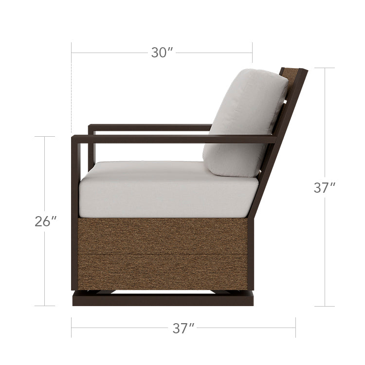 Eclipse Swivel Club Chair - Highback by DecoScape (7010-106HB)