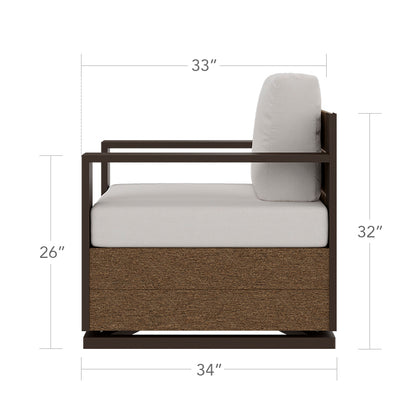 Eclipse Swivel Club Chair by DecoScape (7010-106)