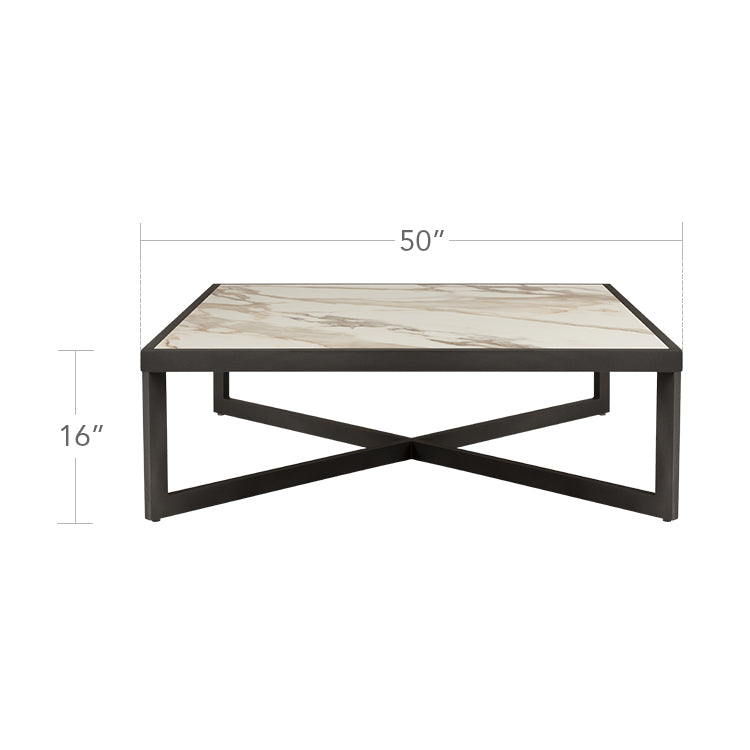 Iconic 50" Square Coffee Table by DecoScape (3217-508)