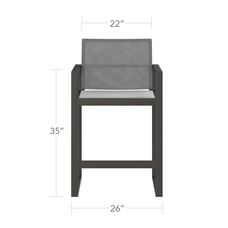Iconic Bar Arm Chair - XL by DecoScape (3217-173)
