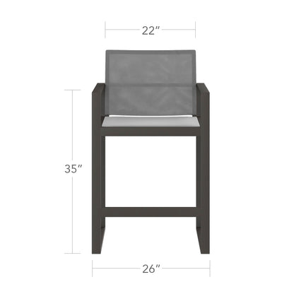 Iconic Bar Arm Chair - XL by DecoScape (3217-173)