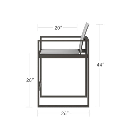 Iconic Bar Arm Chair - XL by DecoScape (3217-173)