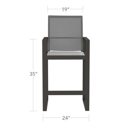 Iconic Bar Arm Chair Highback by DecoScape (3217-178)