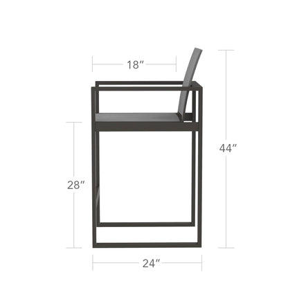 Iconic Bar Arm Chair by DecoScape (3217-173)