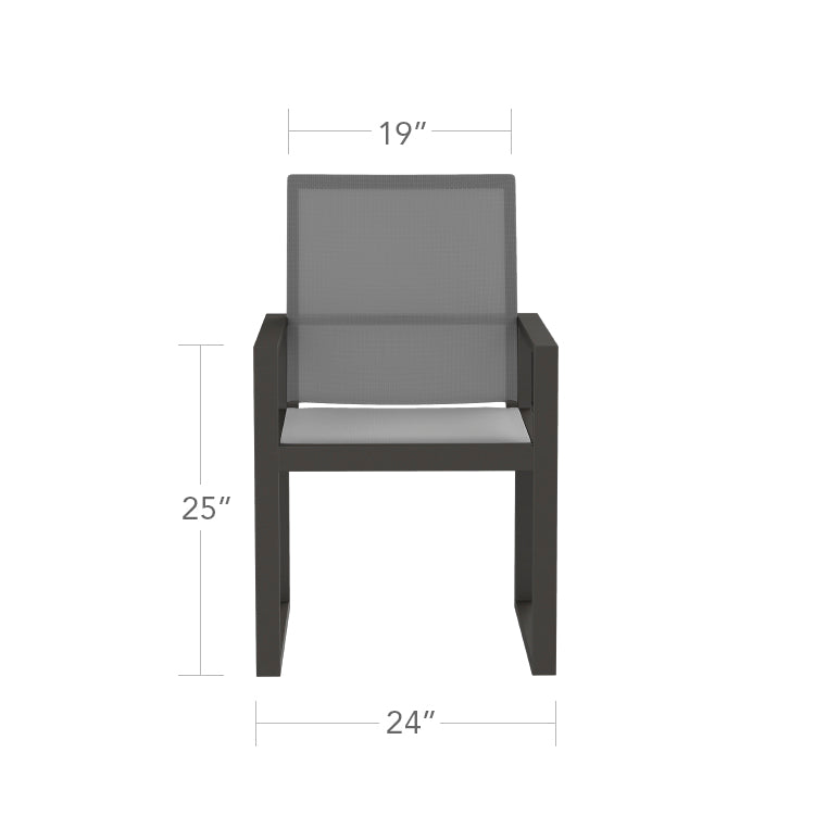 Iconic Dining Arm Chair Highback by DecoScape (3217-170)