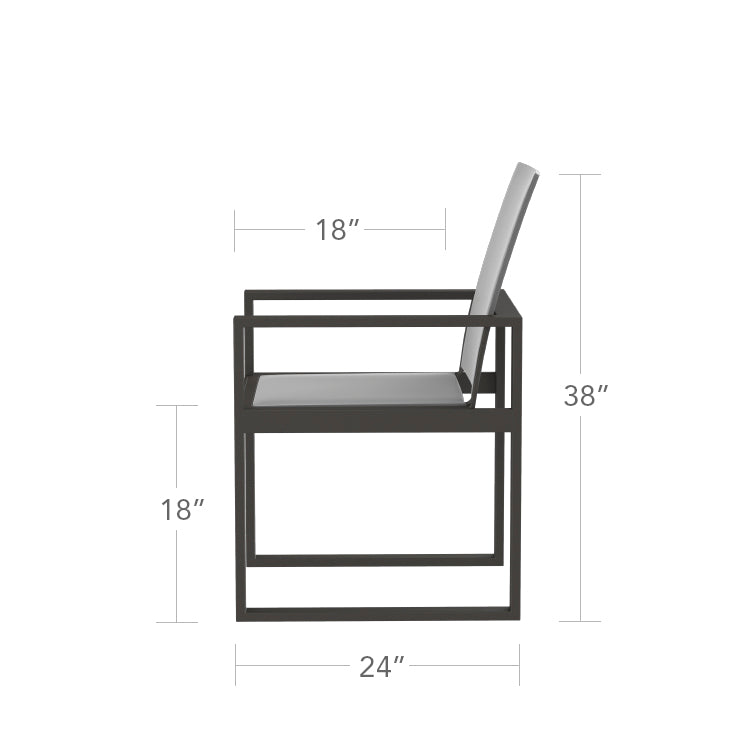 Iconic Dining Arm Chair Highback by DecoScape (3217-170)