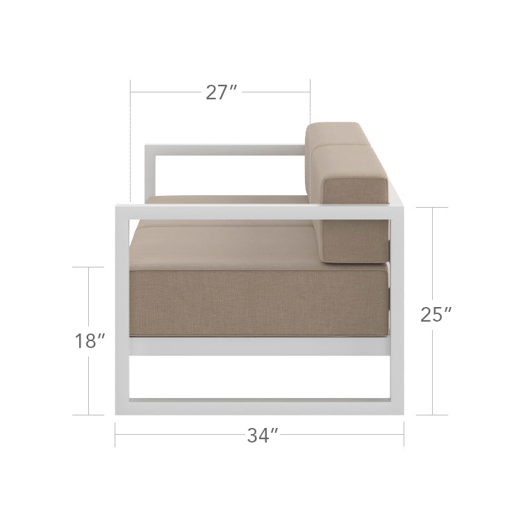 Iconic Loveseat by DecoScape (3217-102)