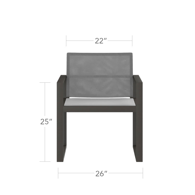 Iconic Sling Club Chair by DecoScape (3217-101-2)