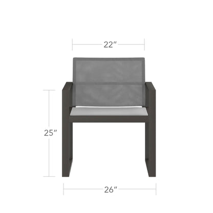 Iconic Sling Club Chair by DecoScape (3217-101-2)