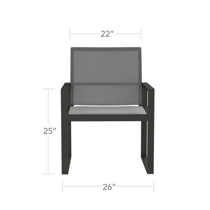 Iconic Sling Highback Club Chair by DecoScape (3217-101-3)