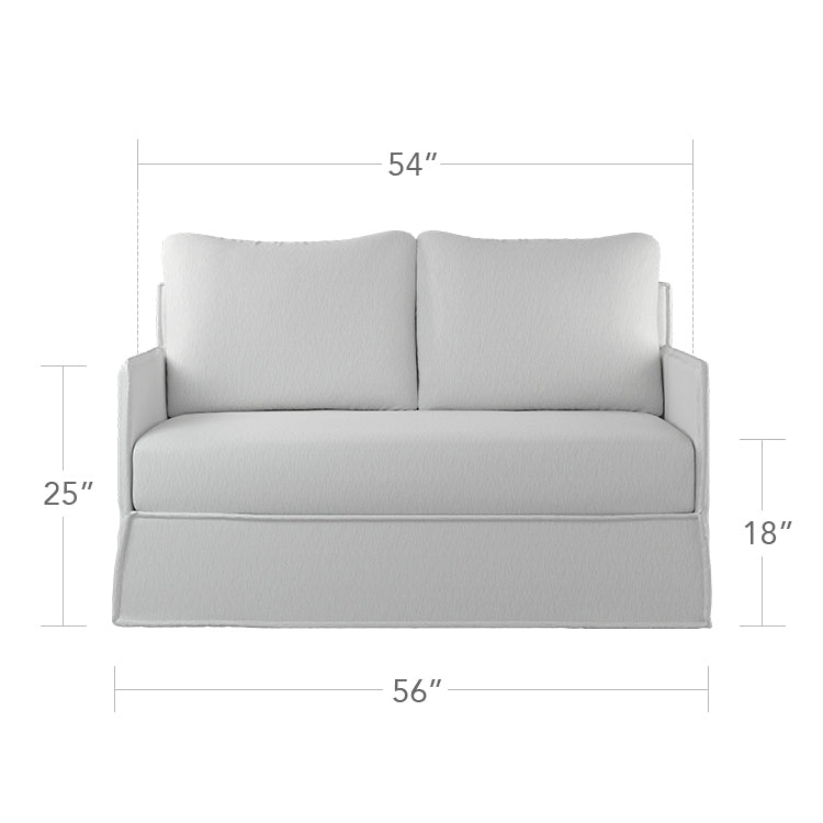 Luna Loveseat - Improve Dune by DecoScape (1041-102-DUN)
